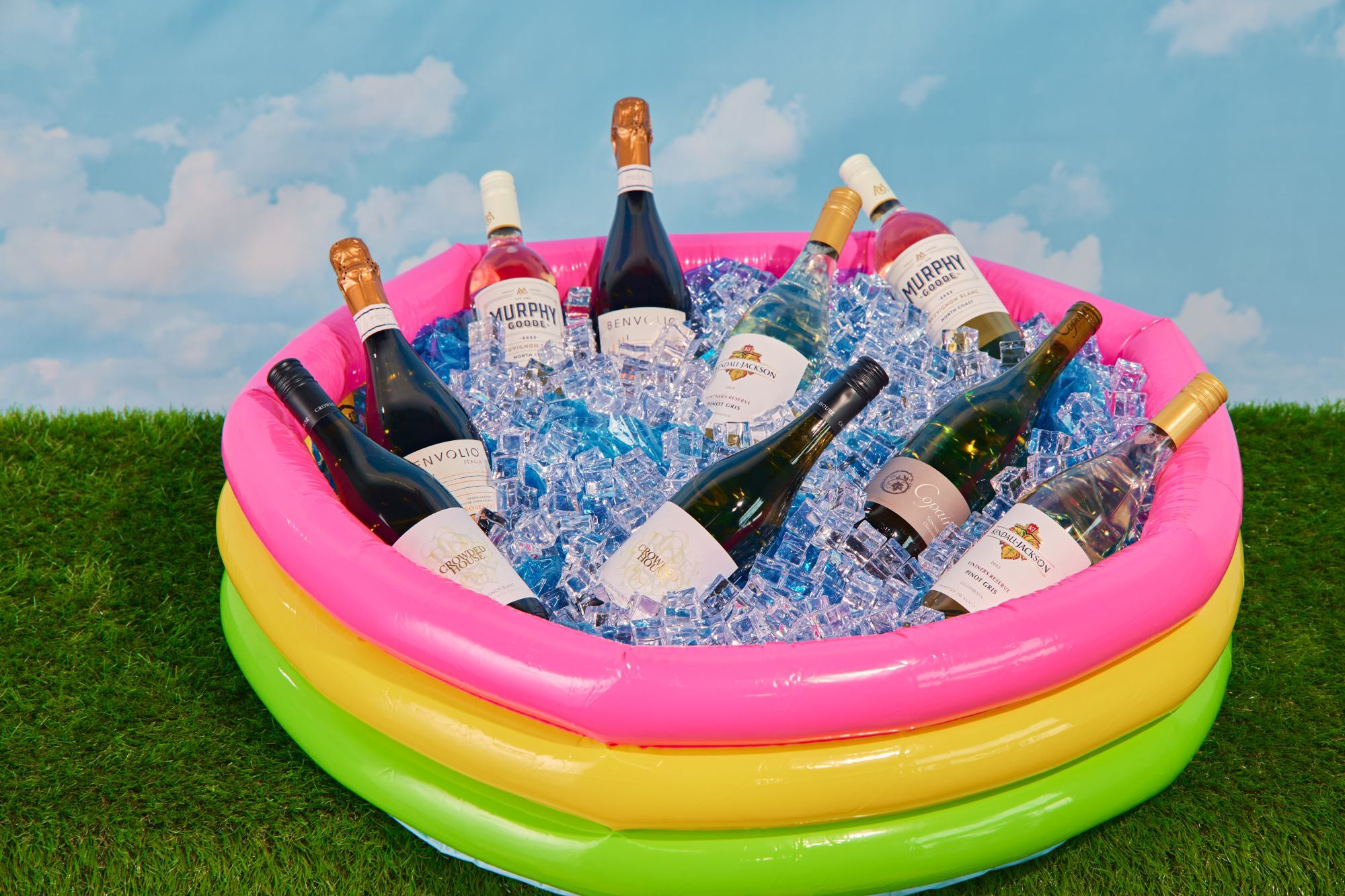 pool full of wines