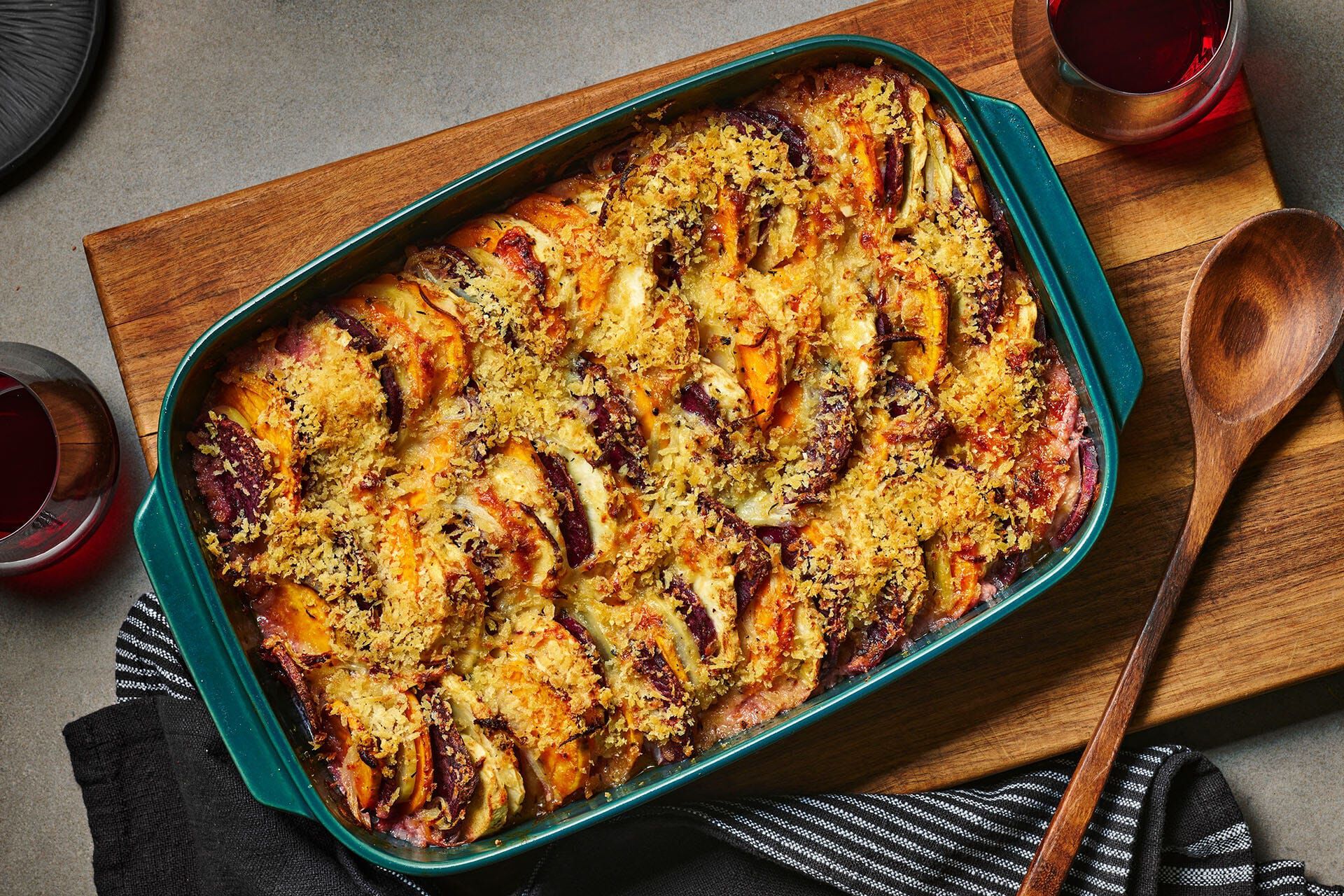 Root vegetable casserole